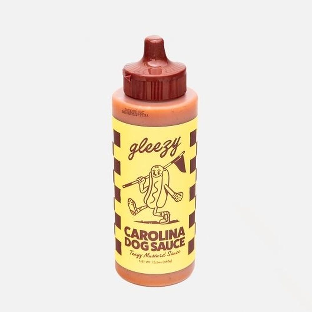 Gleezy Carolina Dog Tangy Mustard Hot Sauce, 15.5 Ounce - 12 per case
