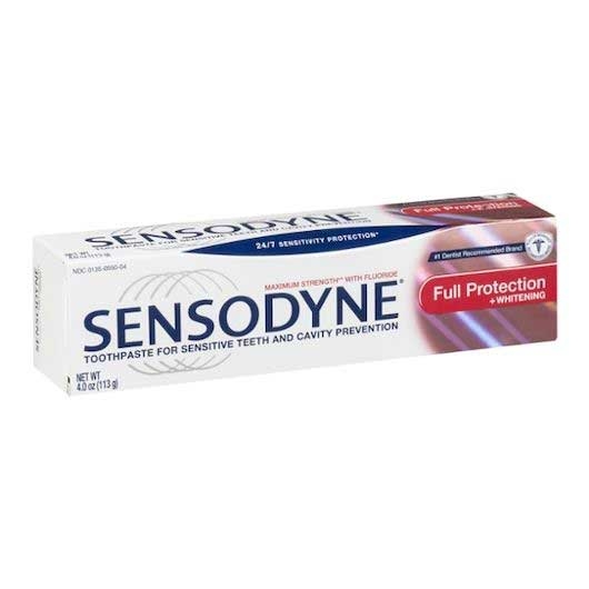 Sensodyne Full Protection Plus Whitening Toothpaste, 4 Ounce -- 12 per case
