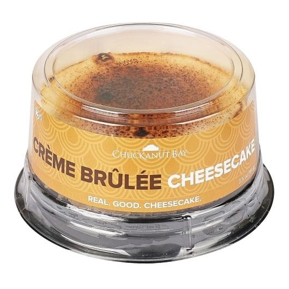Chuckanut Bay Crème Brulee Cheesecake, 3.5 Ounce -- 12 per case