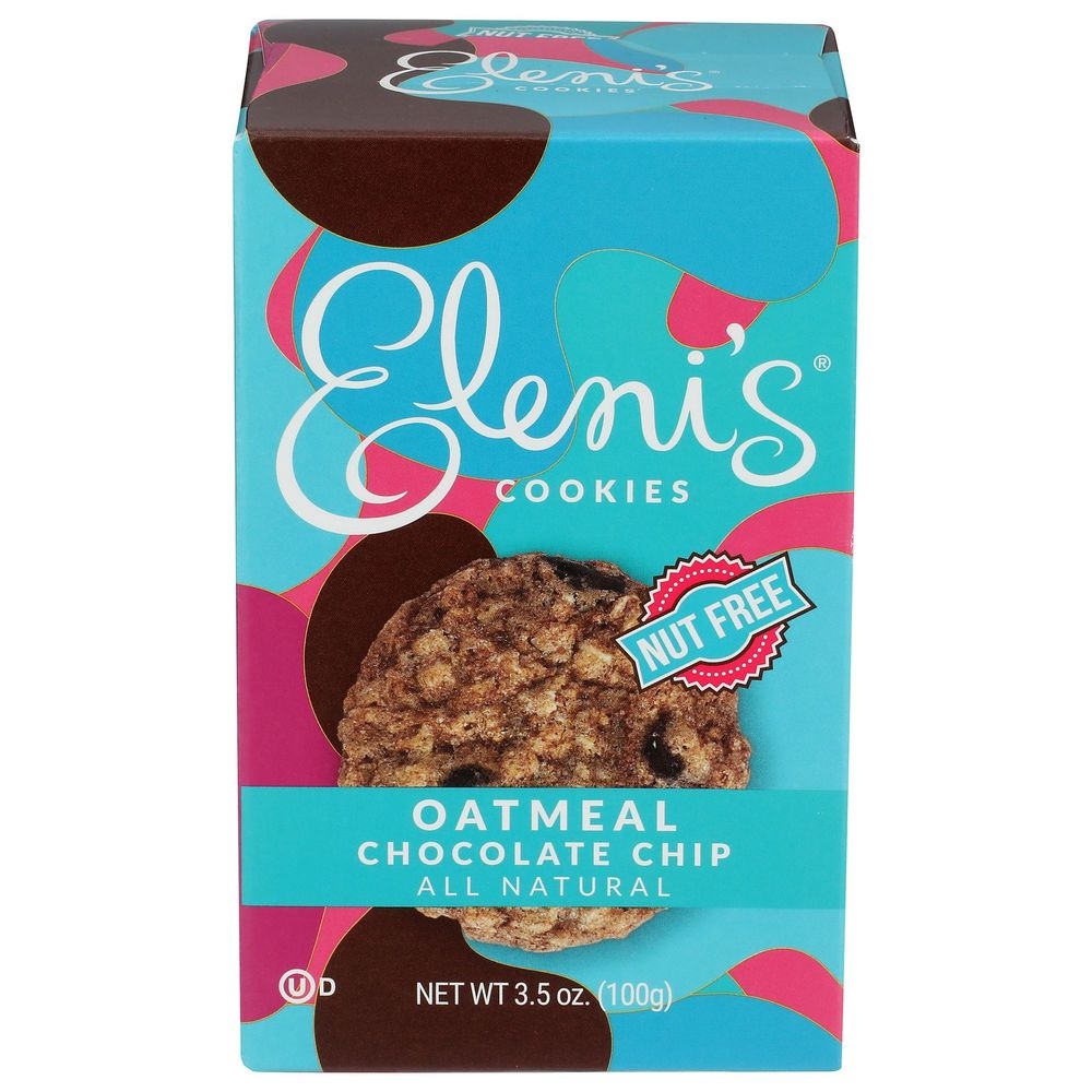 Elenis Oatmeal Chocolate Chip Cookies, 3.5 Ounce -- 6 per case