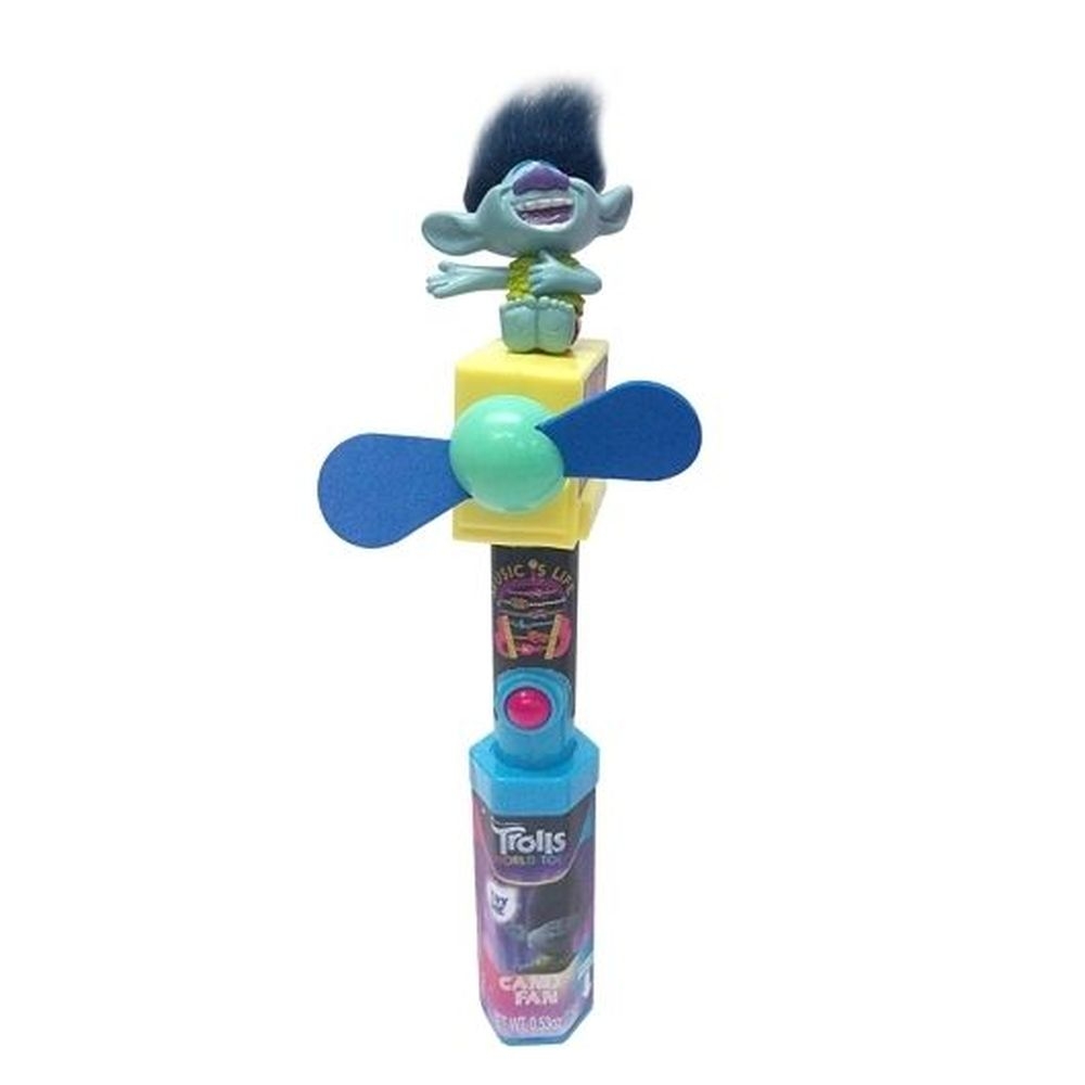 Candyrific Dreamworks Trolls Fan with Candy, 0.53 Ounce -- 72 per case