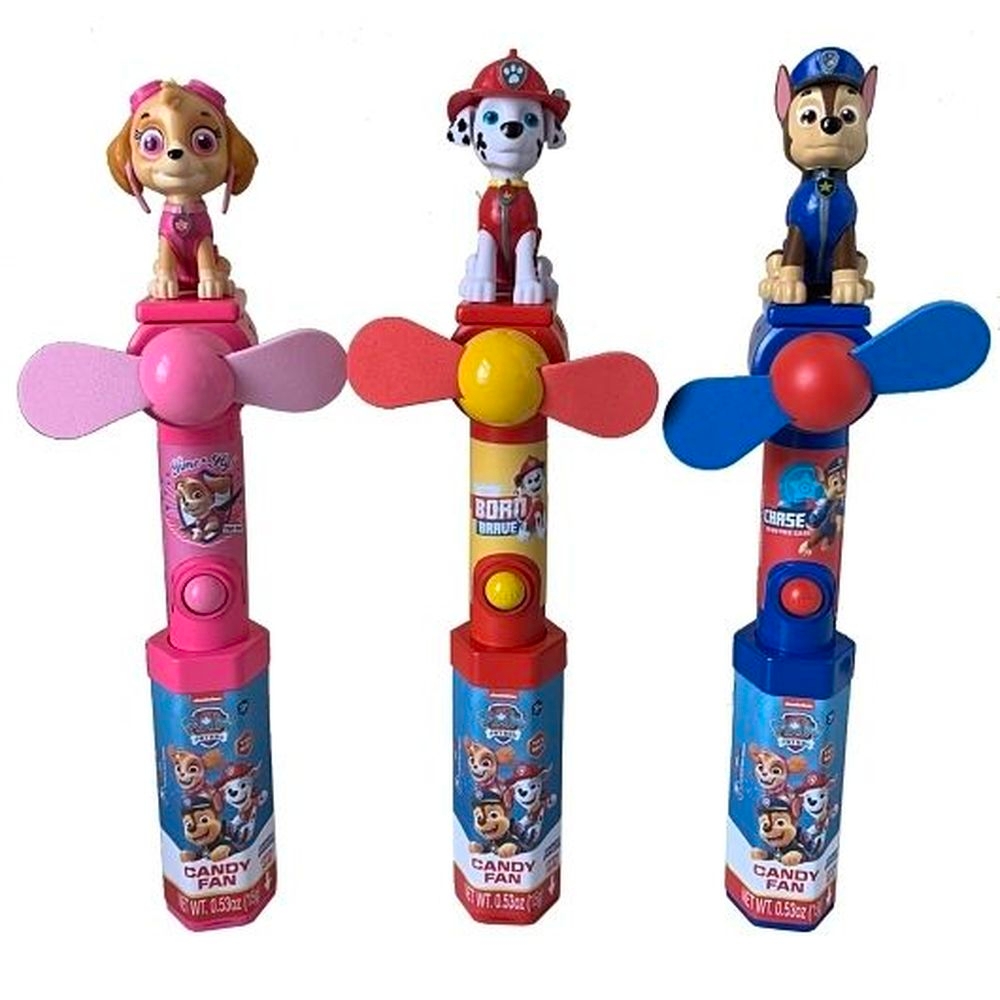 Candyrific Nickelodeon Paw Patrol Character Fan with Candy, 0.53 Ounce -- 72 per case
