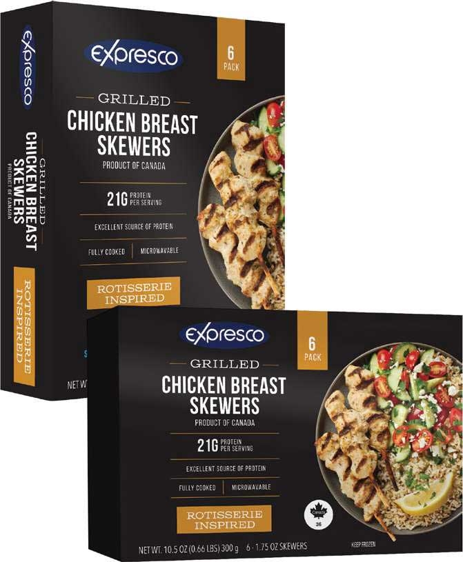 Expresco Rotisserie Inspired Chicken Breast Skewers, 10.5 Ounce -- 8 per case