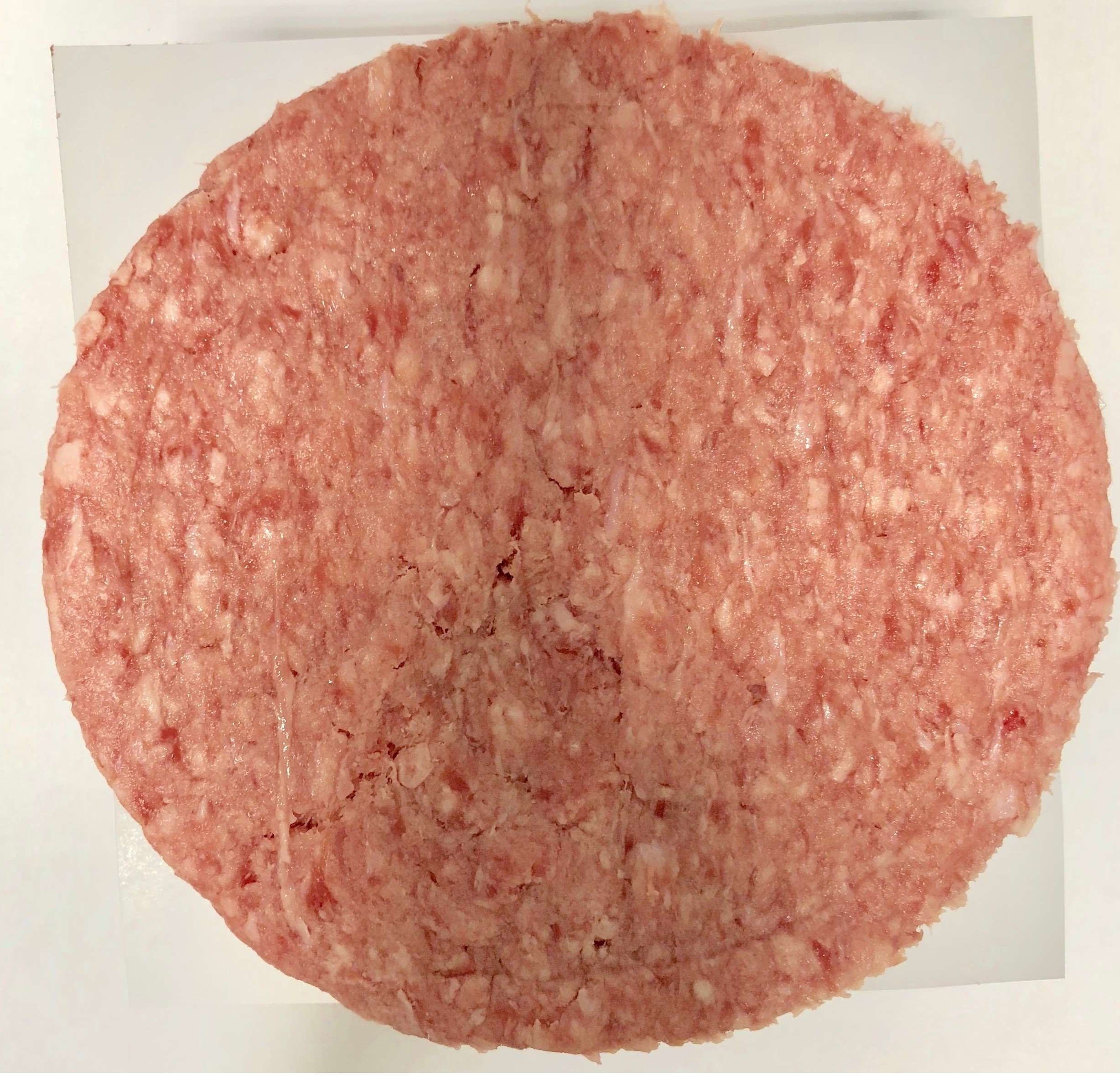 WW Johnson Ground Beef Patty, 4 Ounce -- 48 per case