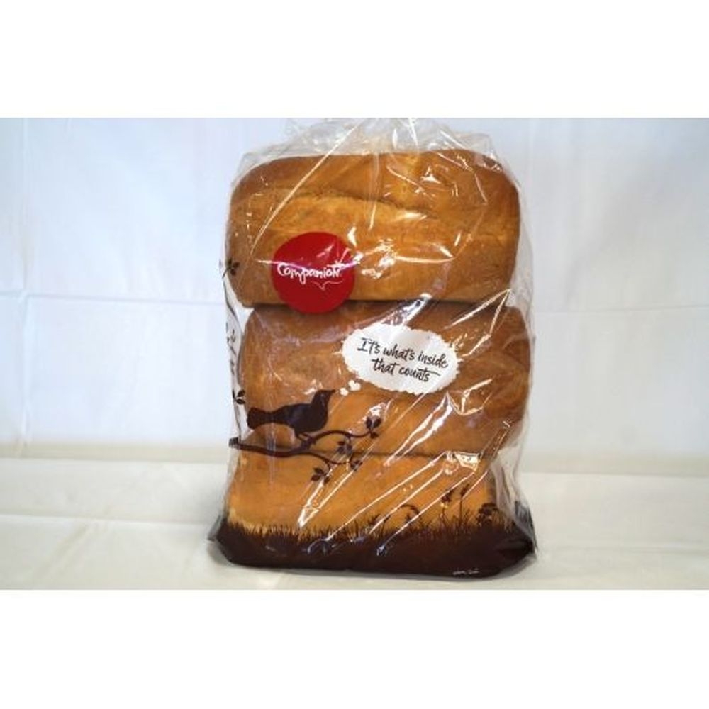 Companion Brioche Sandwich Bread, 3 count -- 15 per case