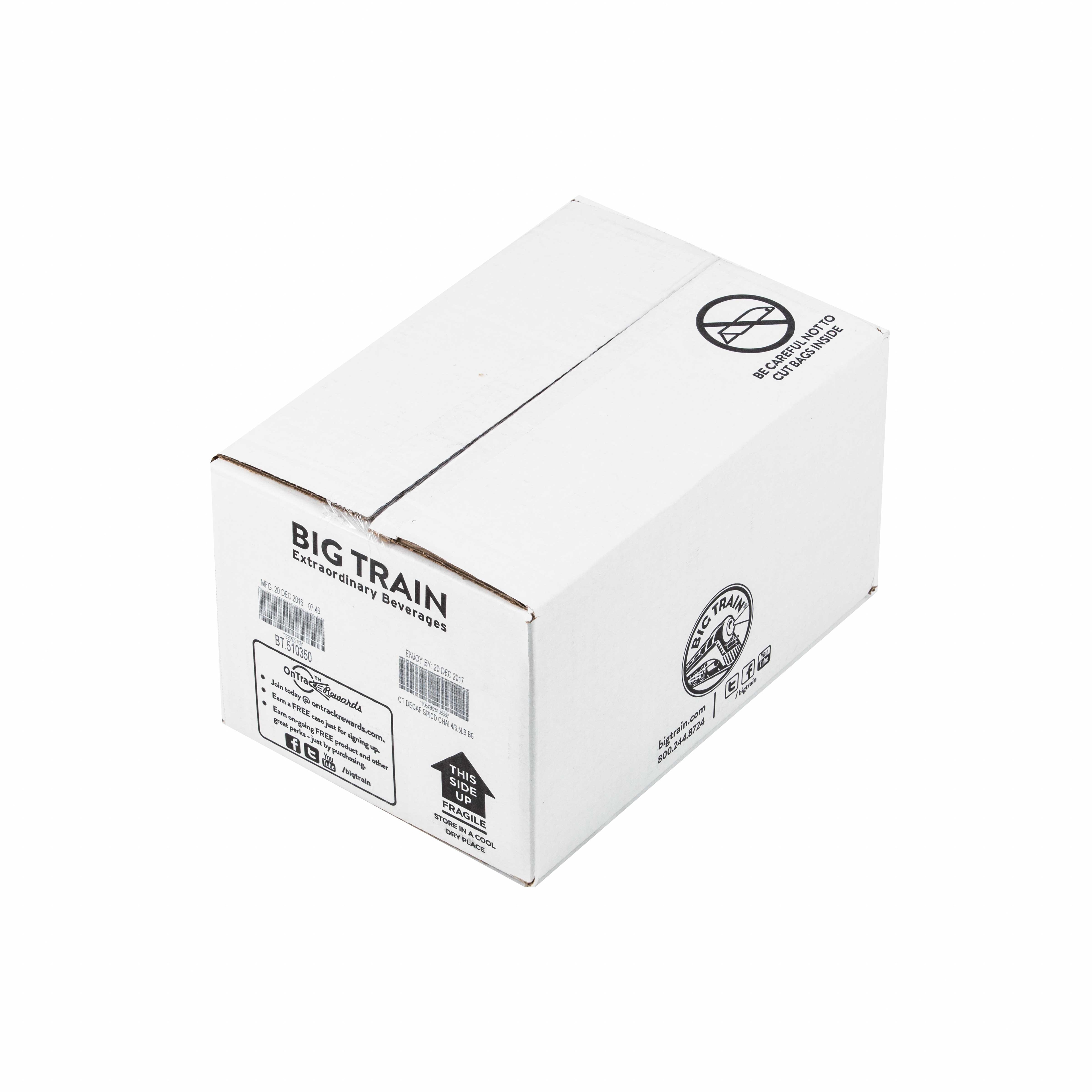 Big Train Decaf Spiced Chai Tea Latte Mix, 3.5 Pound -- 4 per case.