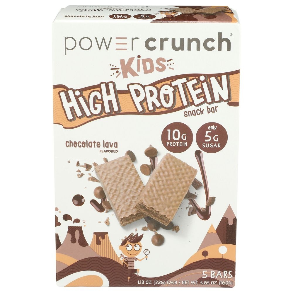 Power Crunch Kids Chocolate Lava High Protein Bar, 5.65 Ounce -- 6 per case