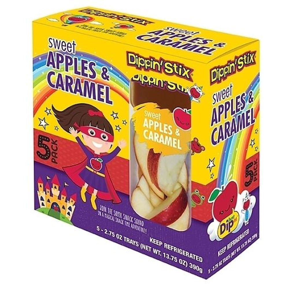 Dippin Stix Sweet Apples and Caramel Dip, 2.75 Ounce - 25 per case