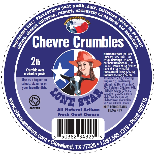 Cheesemakers Plain Chevre Cheese Log, 2 Pound -- 2 per case.