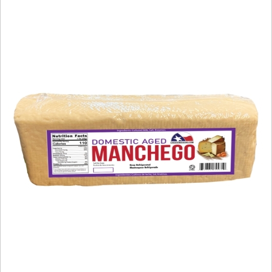Cheesemakers Aged Domestic Manchego Cheese, 10 Ounce -- 12 per case