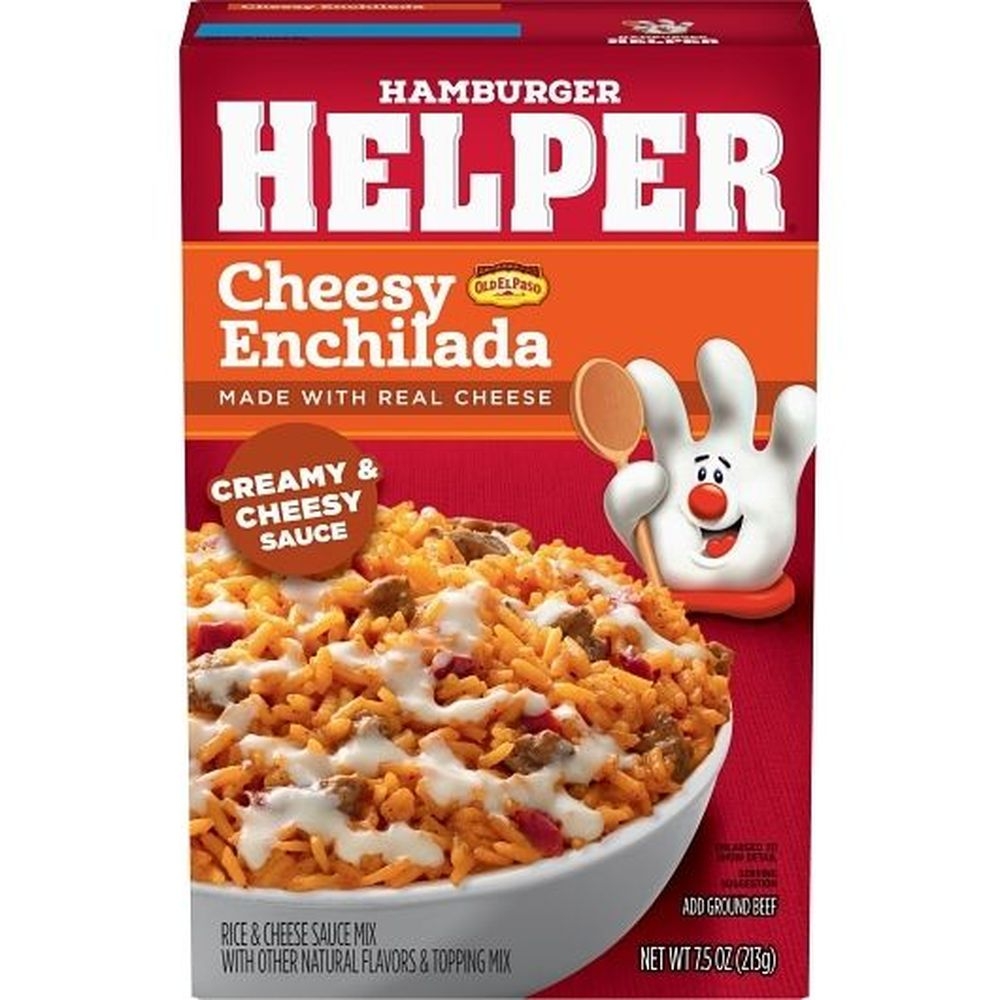 Hamburger Helper Cheesy Enchilada Pasta, 7.5 Ounce - 12 per case