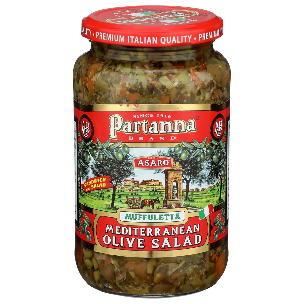 Partanna Muffuletta Mediterranean Olive Salad, 19 Ounce -- 6 per case