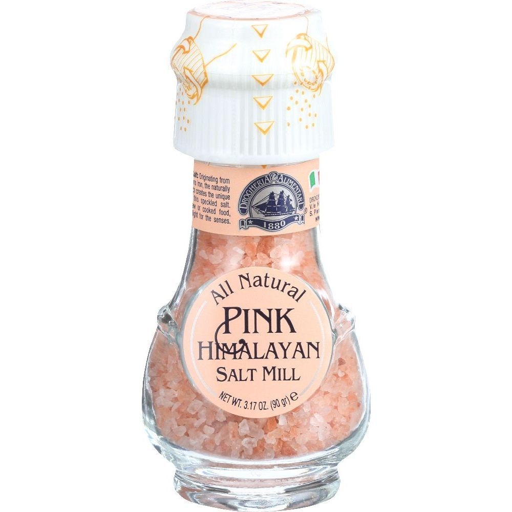 Drogheria and Alimentari All Natural Pink Himalayan Salt Mill, 3.17 Ounce -- 6 per case