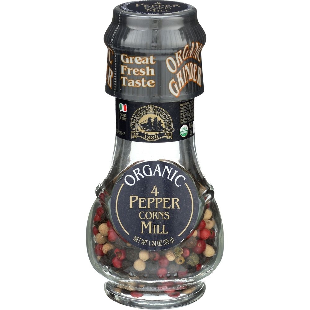 Drogheria and Alimentari Organic 4 Seasons Peppercorns Mill, 1.24 Ounce -- 6 per case