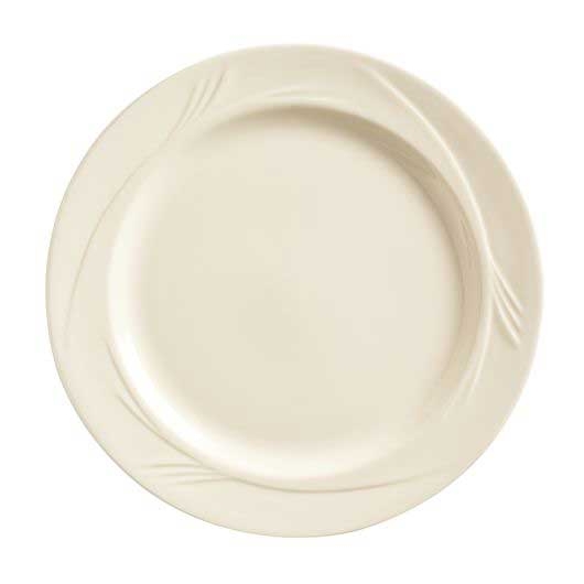 World Tableware Endurance Cream White Medium Rim Plate, 9 inch -- 24 per case