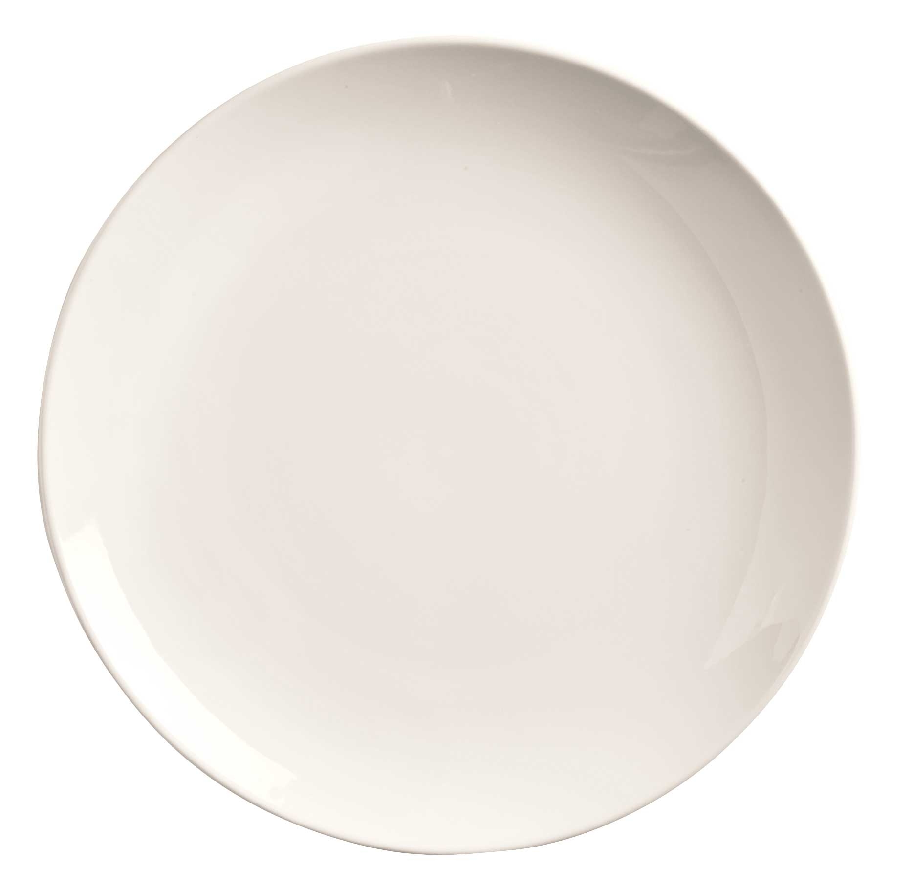 World Tableware Porcelana Bright White Coupe Round Plate, 8.25 inch -- 24 per case.