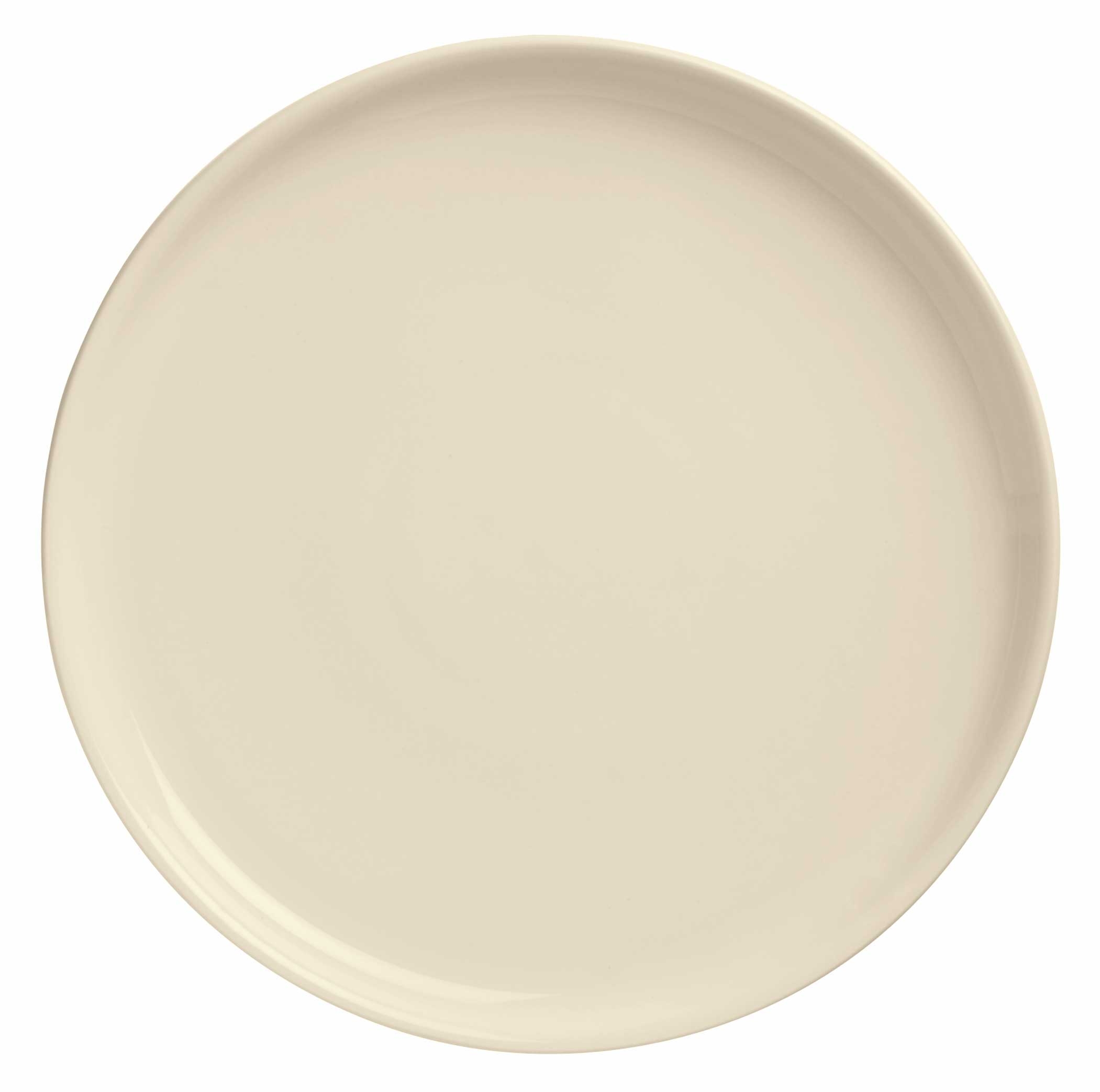 World Tableware Chefs Selection Porcelain Cream White Pizza Platter, 13.38 inch -- 6 per case.