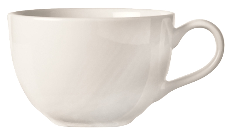 World Tableware Basics Collection Porcelain Bright White Low Cup, 11.5 Ounce -- 36 per case.