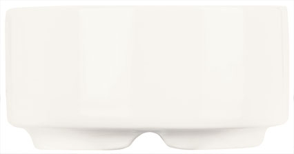World Tableware Inc Chefs Selection Ultra Bright White Monorail Bowl, 2 1/2 Ounce -- 36 per case.