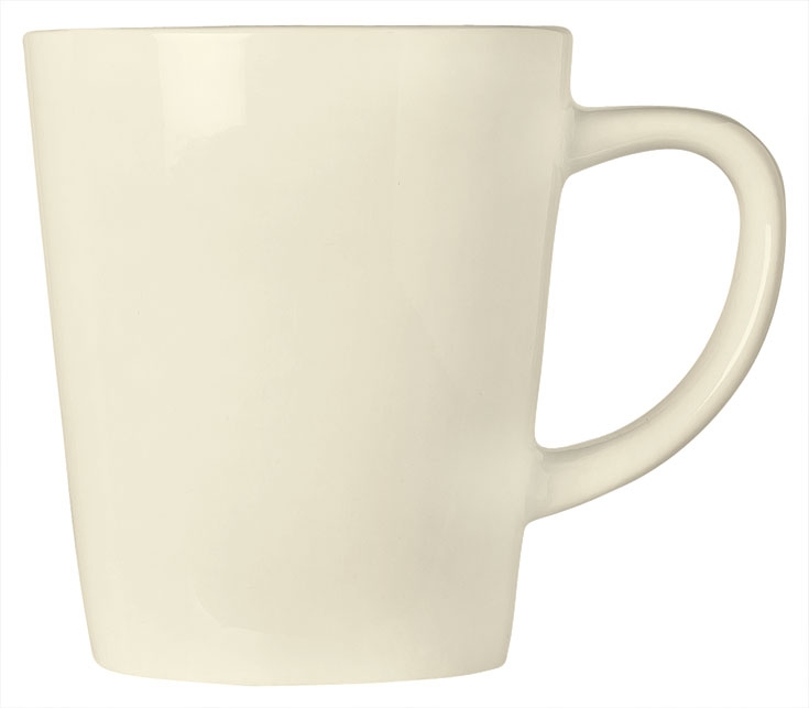 World Tableware Inc Farmhouse Cream White Mug, 12 Ounce -- 36 per case.
