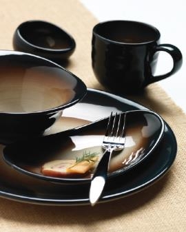 World Tableware Pebblebrook Organic Tiger Plate, 10.375 inch -- 12 per case.