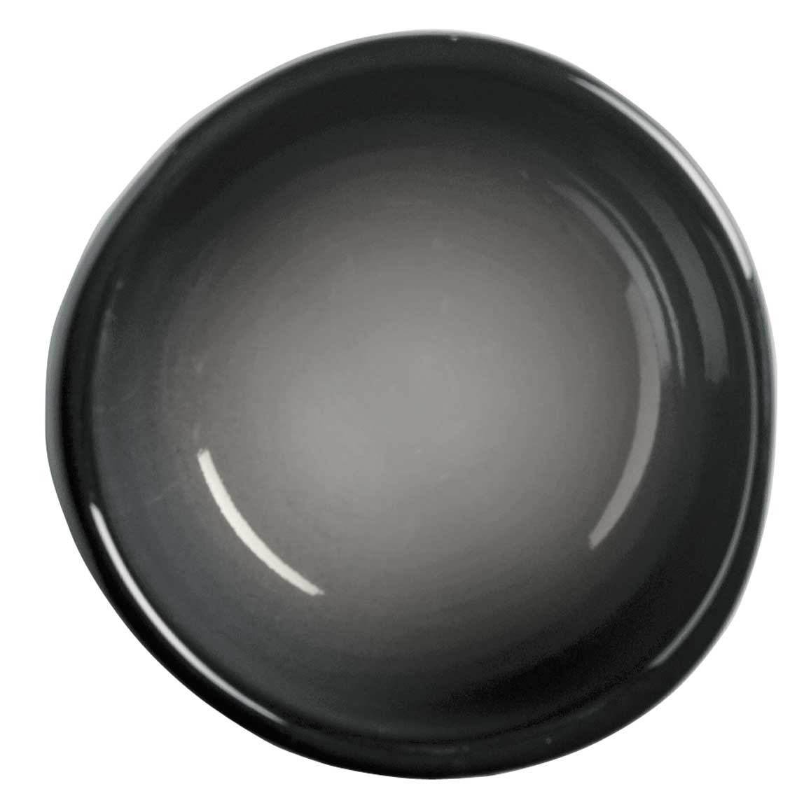 World Tableware Obsidian Pebblebrook Organic Plate, 6.875 inch -- 24 per case.