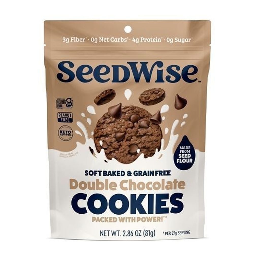 Seedwise Double Chocolate Cookies, 2.86 Ounce -- 6 per case