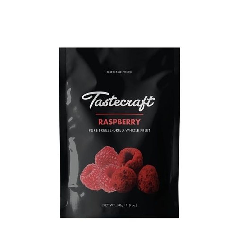 Tastecraft Freeze Dried Whole Raspberries, 1.76 Ounce -- 12 per case