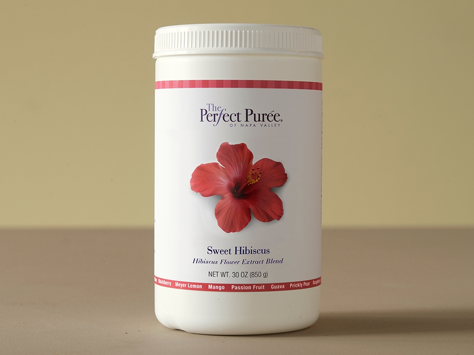 The Perfect Puree Sweet Hibiscus, 30 Ounce -- 6 per case.