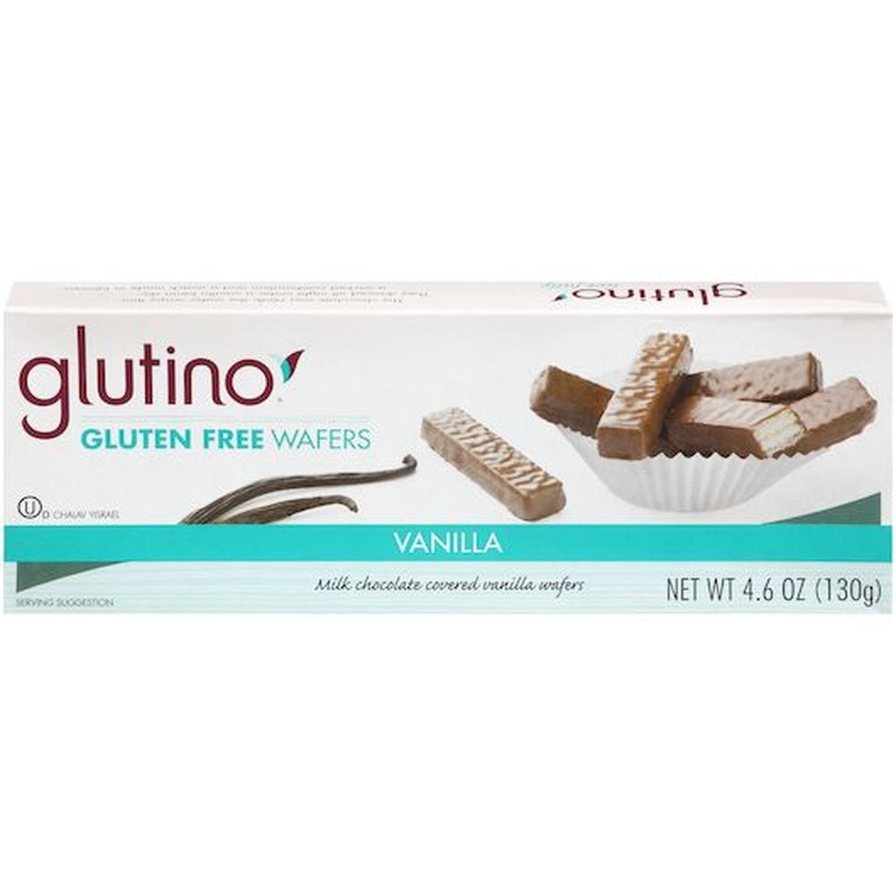 Glutino Milk Chocolate Covered Vanilla Wafer, 4.6 Ounce -- 12 Per Case