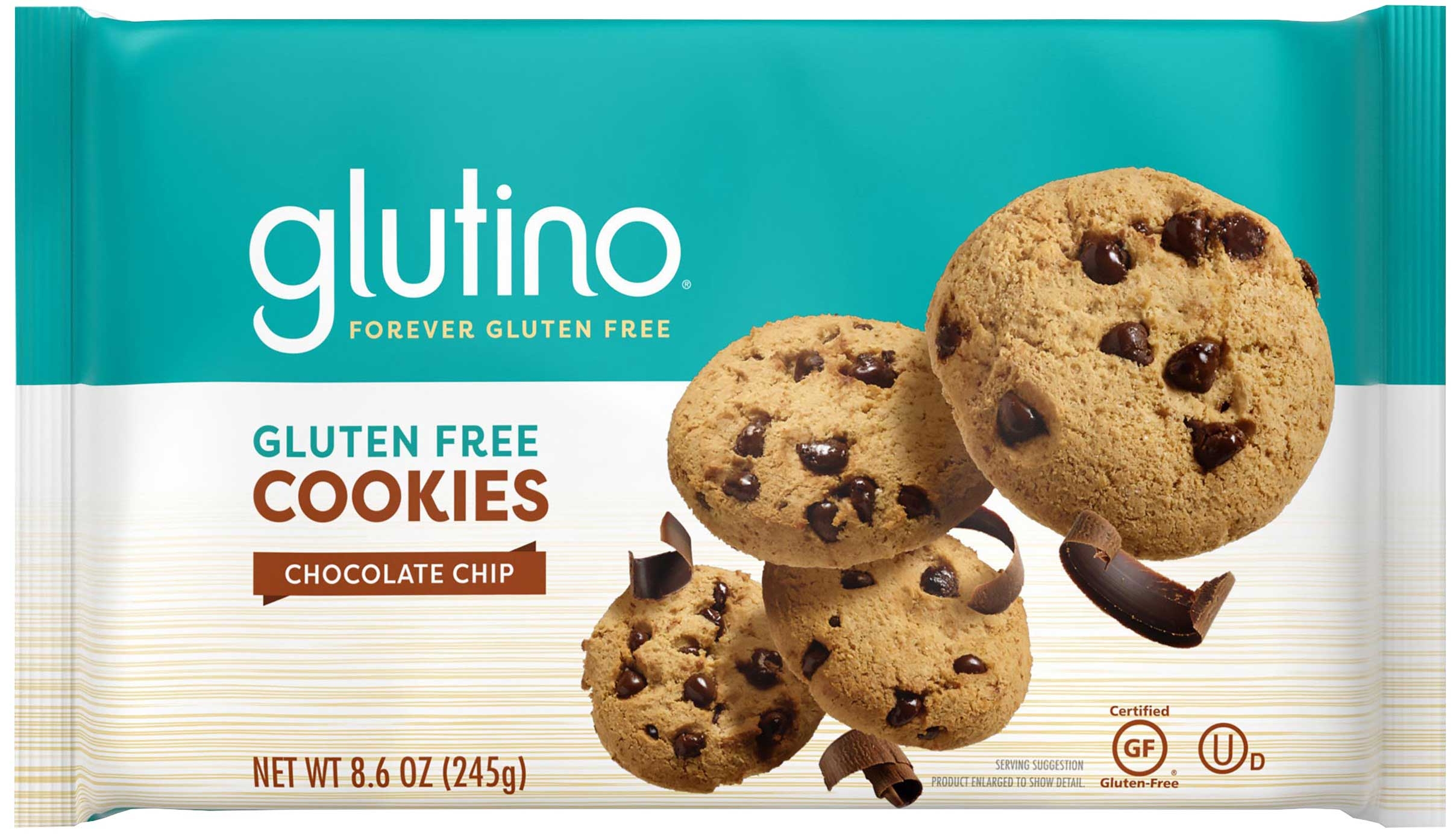 Glutino Chocolate Chip Cookies, 8.6 Ounce -- 8 Per Case