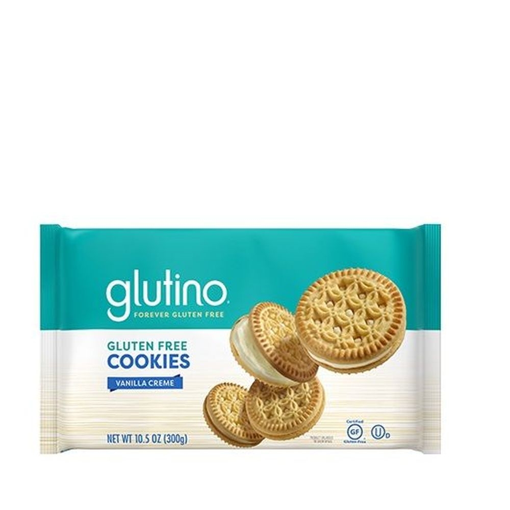 Glutino Vanilla Creme Cookies, 10.5 Ounce -- 8 Per Case
