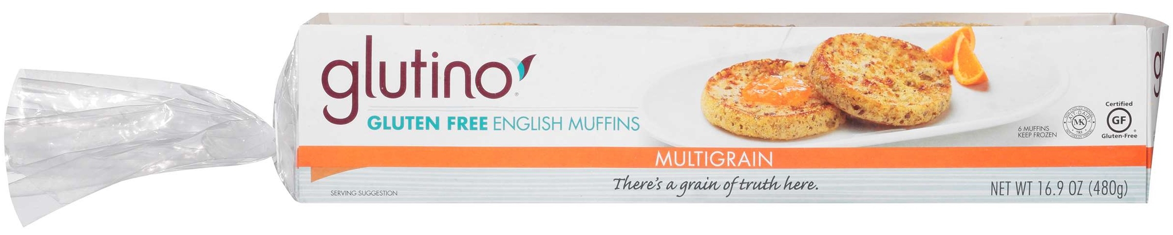 Glutino Multigrain English Muffins, 16.9 Ounce -- 6 Per Case