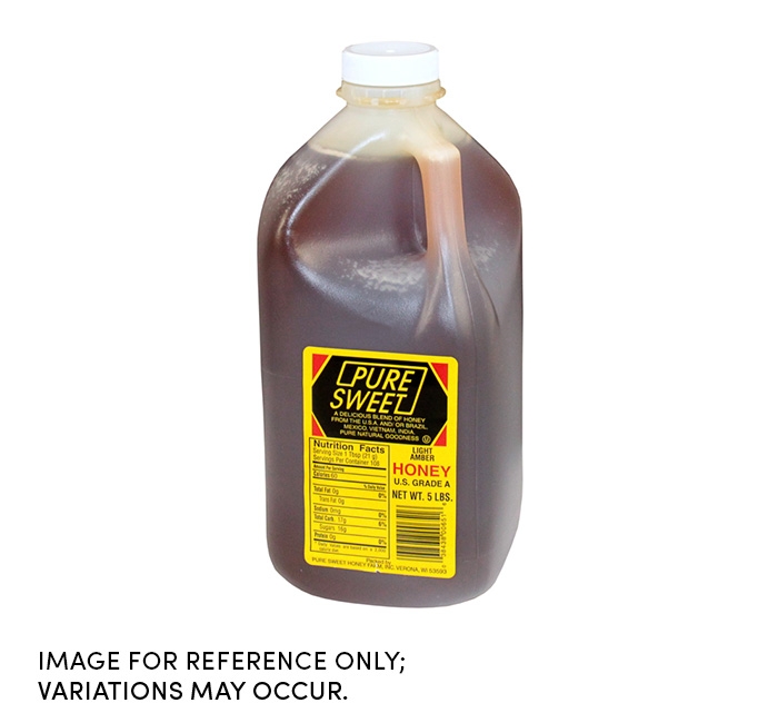 Honey Light Amber Plastic -- 6 Case 5 Pound