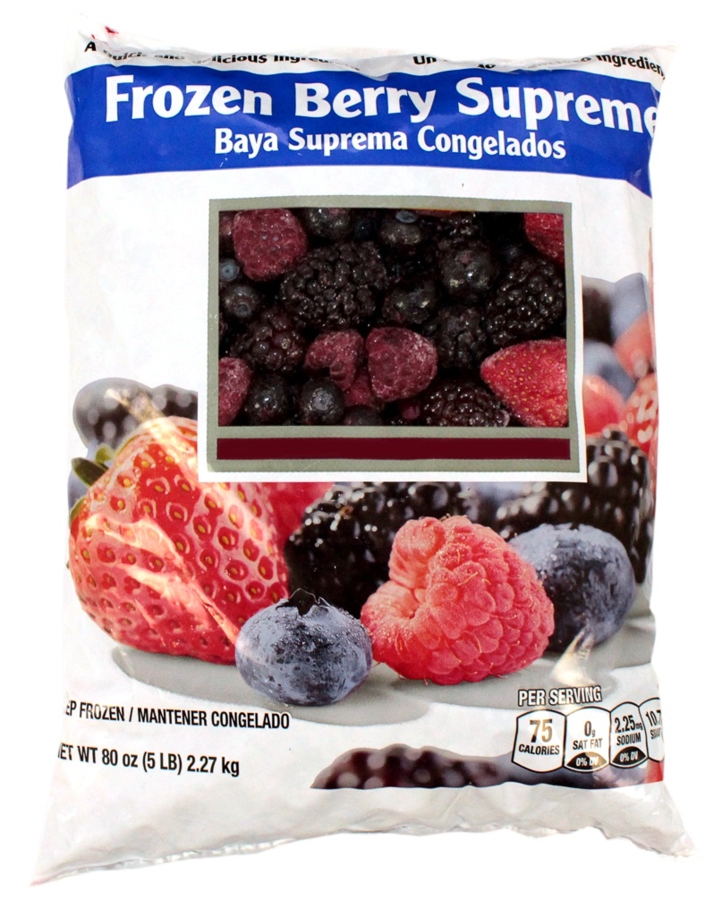 Commodity Fruit Individual Quick Frozen Mixed Fruit, 5 Pound -- 2 per case.