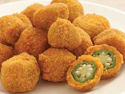 Commodity Vegetables Breaded Okra, 2 Pound -- 12 per case.