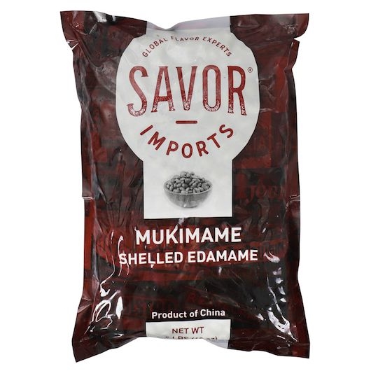 Savor Imports Shelled Mukimame Edamame, 2.5 Pound -- 6 per case