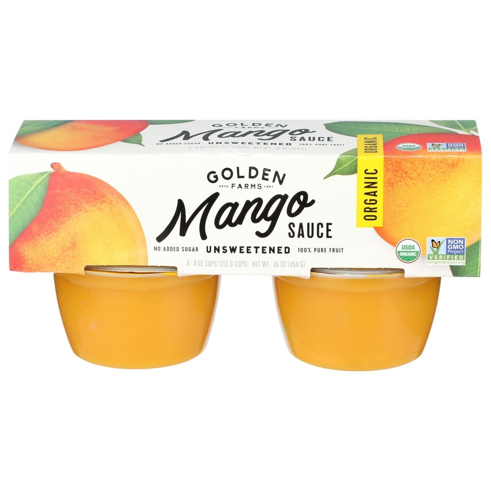 Golden Farms Organic Mango Sauce, 16 Ounce -- 9 per case