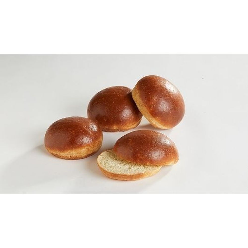 Tribeca Oven Sliced Challah Burger Bun, 2.5 Ounce - 60 per case