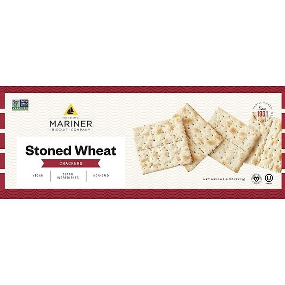 Mariner Stoned Wheat Crackers, 8 Ounce - 12 per case