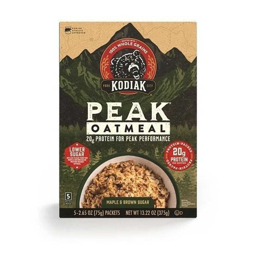 Kodiak Cakes Maple Brown Sugar Power Up Peak Oatmeal, 10.58 Ounce -- 6 per case