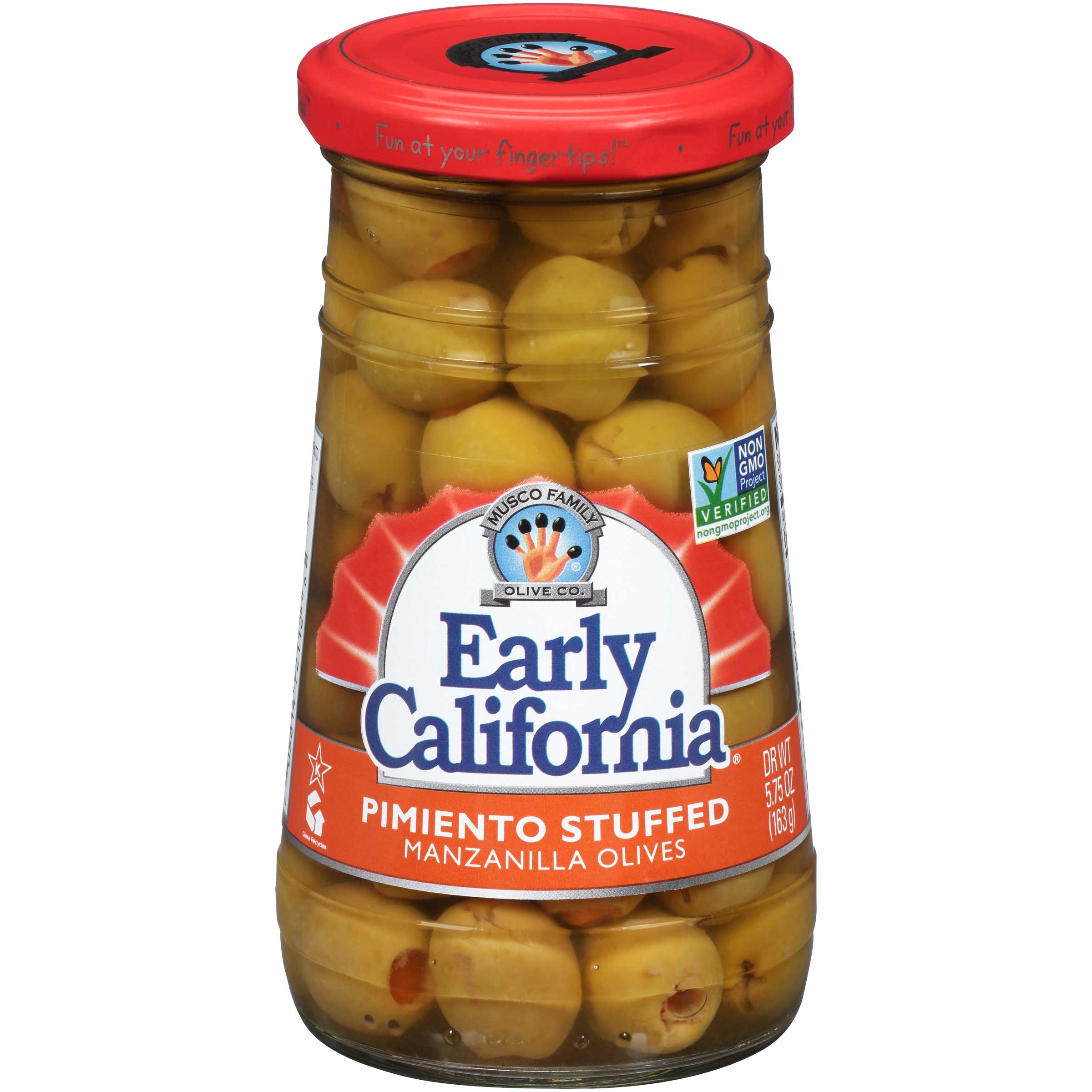 Early California Pimento Stuffed Manzanilla Olive, 5.75 Ounce -- 12 per case.