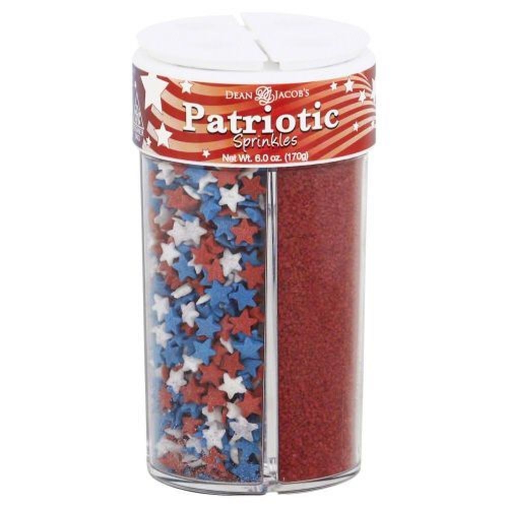 Dean Jacobs Patriotic Sprinkles, 6.98 Ounce -- 6 per case
