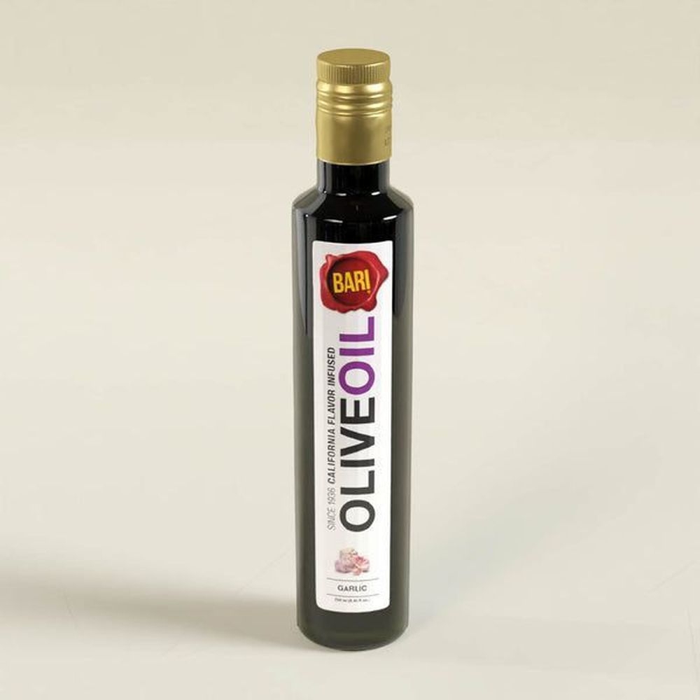Bari Olive Oil Company Garlic Infused Olive Oil, 250 Milliliter - 6 per case