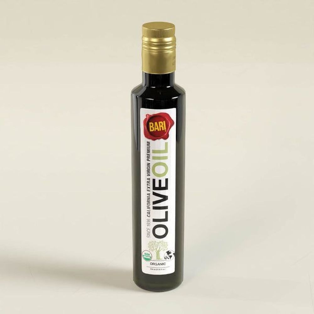 Bari Olive Oil Company Organic Extra Virgin Olive Oil, 250 Milliliter - 6 per case