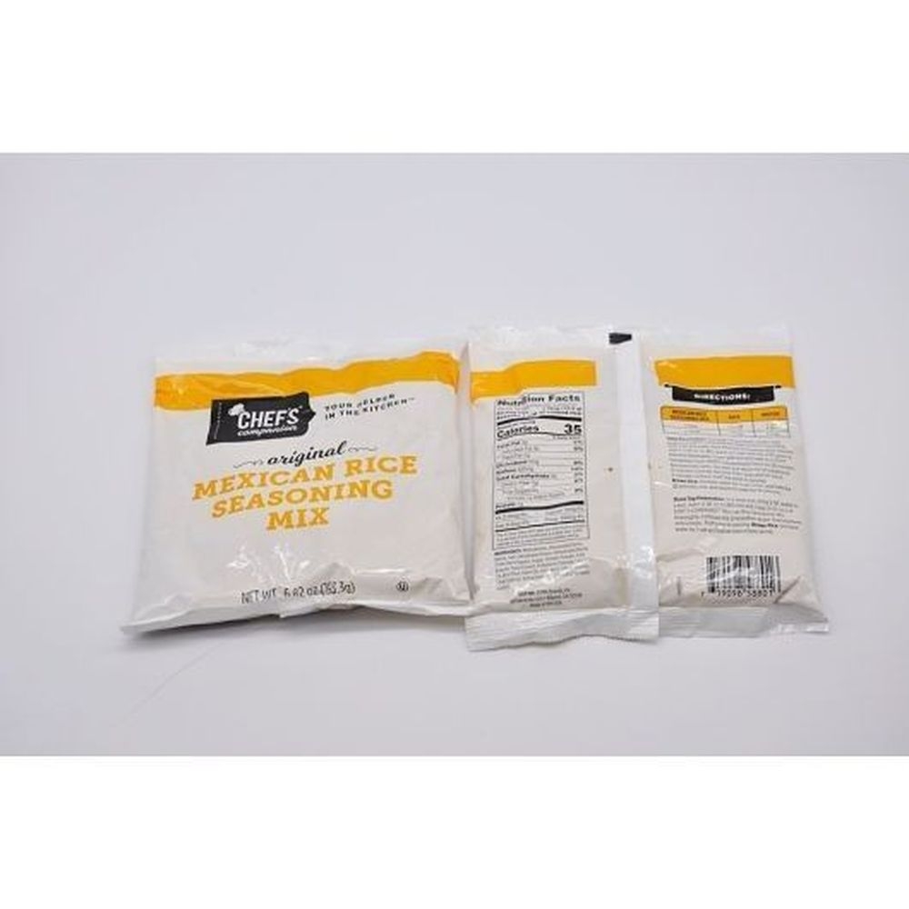 Chefs Companion Mexican Rice Seasoning Mix, 6.82 Ounce -- 6 per case