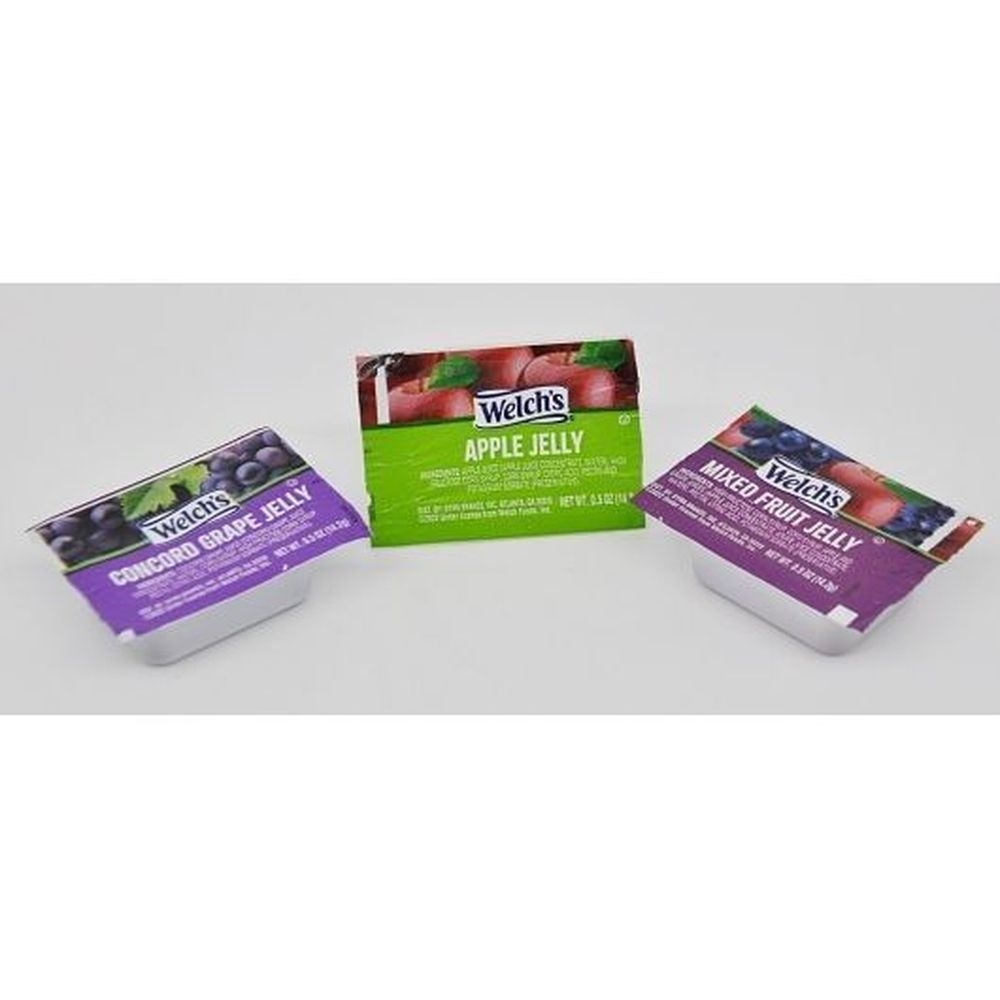 Welchs Apple Grape and Mixed Fruit Jelly, 0.5 Ounce -- 200 per case