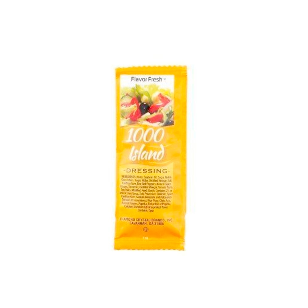 Flavor Fresh Thousand Island Dressing Pouch, 12 Gram -- 200 per case.