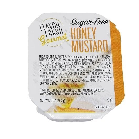 Flavor Fresh Sugar Free Honey Mustard, 1 Ounce -- 100 per case