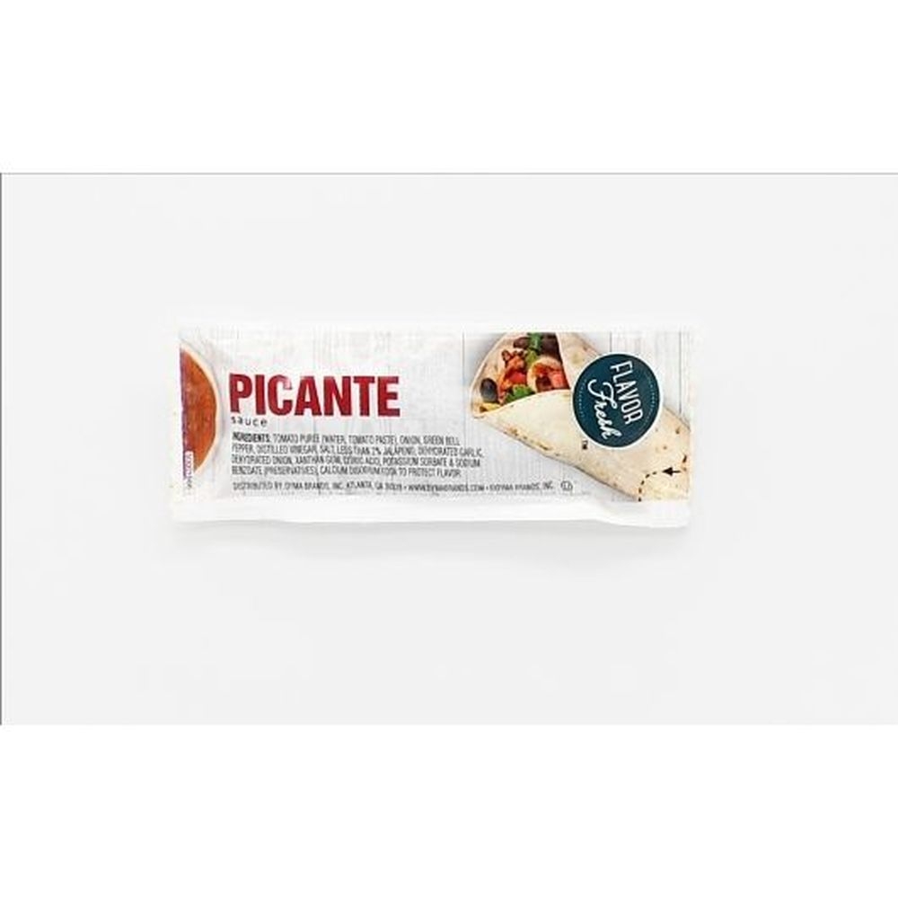 Flavor Fresh Picante Sauce Pouch, 12 Gram -- 200 per case.